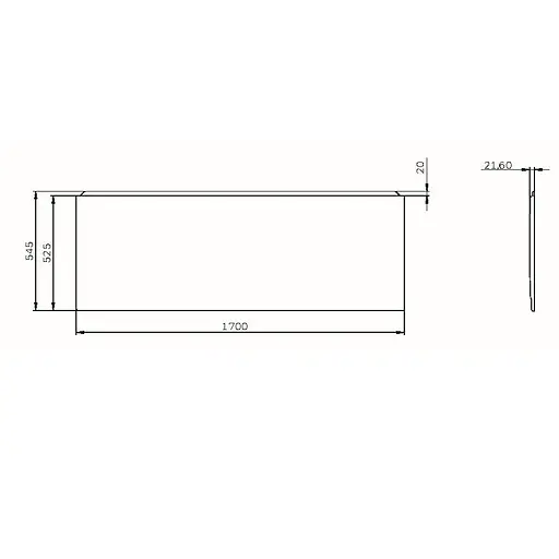 Панель для ванни X-Joy AM.PM X-Joy білий W72UA-170-070W-P1 Білий - фото 4