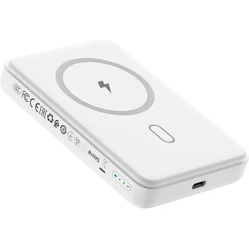 Зовнішній акумулятор Wiwu Wi-P043 10000mAh White (125063) - фото 2