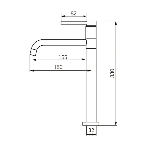 Смеситель для раковины VBI Velaro chrome высокий VBI-050301CH Хром - фото 2