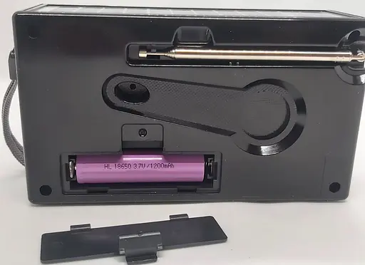 Портативний радіоприймач із сонячною панеллю та ліхтарем Waxiba XB-961U-S - фото 2