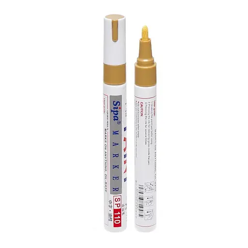 Масляний маркер "Paint" Bambi SP-110 водостійкий Золотий - фото 1
