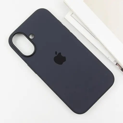 Чохол Epik Silicone case AAA with Magsafe and Animation button для Apple iPhone 16 Plus 6.7 Black - фото 5