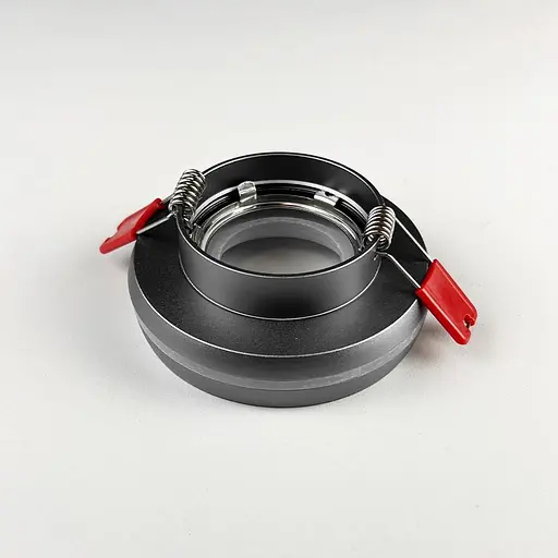 Точковий вбудований світильник у сірому корпусі Ø9,2х4 см | Line F | Арт. JY-DH-52 Grey - фото 4