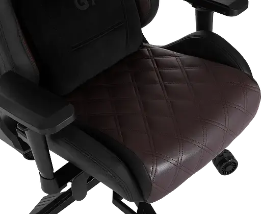 Геймерське крісло GT Racer чорне з коричневим (X-0724 Black/Brown) - фото 8