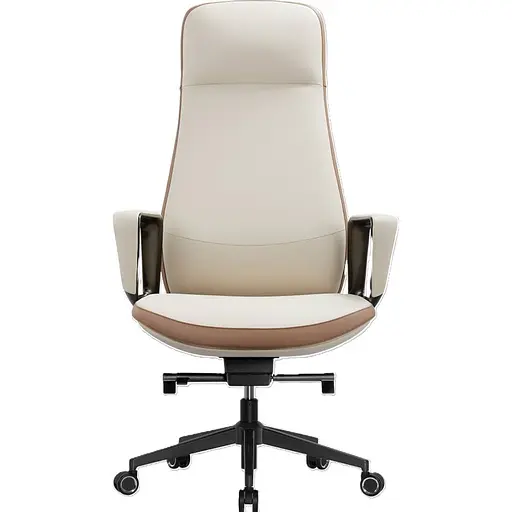 Офісне крісло GT Racer B-2115 Beige/Brown [156017] - фото 1