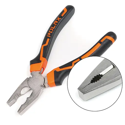 Плоскогубцы - пассатижи Polax комбинированные 180 мм Cr-V (35-002) - фото 3