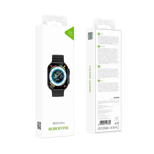 Smart Sports Watch Borofone BD10 Ultra (call version) Track, HeartRate, 2" - фото 2