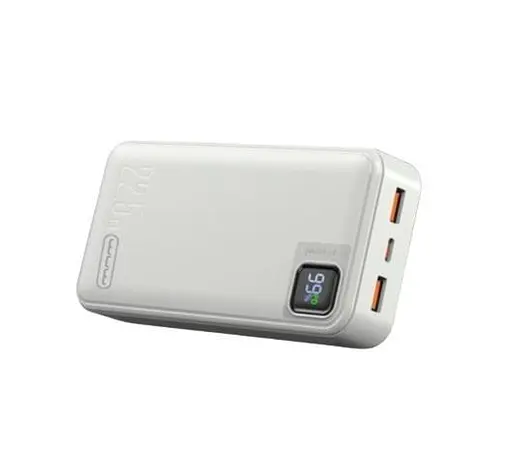Зовнішній акумулятор WUW Y138 20000 mAh 22.5W білий - фото 3