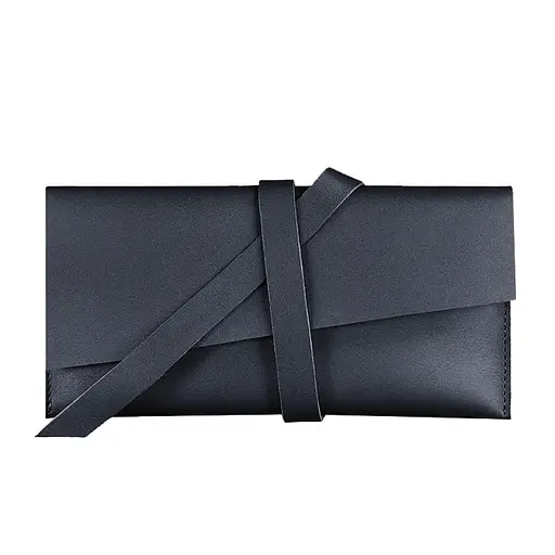 Кожаный тревел-кейс Voyager 1.2 темно-синий - фото 6