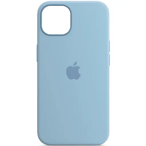 Чохол Epik Silicone case AAA with Magsafe and Animation для Apple iPhone 13, 6.1 Блакитний/Blue Fog - фото 2