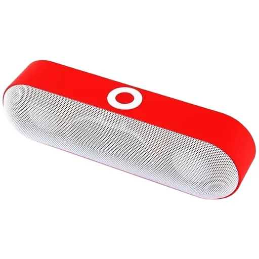 Портативная блютуз колонка NBY-18 красная - фото 2
