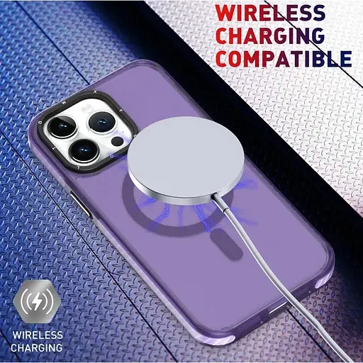 Чехол-накладка DK для Apple iPhone 12 Pro Max MagSafe Composite Matte (deep purple) - фото 9