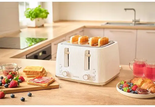 Тостер Sencor STS7540WH біло-золотий 1860 Вт - фото 10