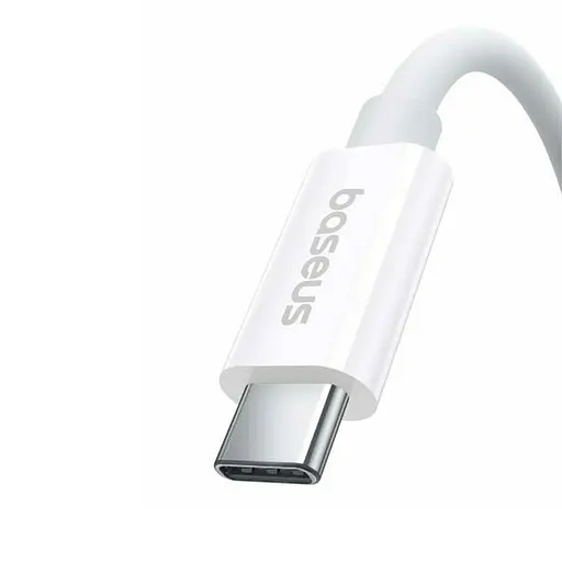 Дата кабель Baseus Superior 2 USB4 Full-Function Type-C to Type-C 240W (1.8m) (P10365200211-05) Moon White - фото 2