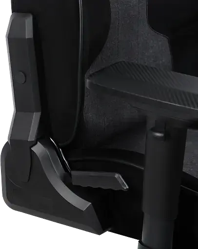 Геймерское кресло GT Racer черное с темно-серым (X-8007 Dark Gray/Black Suede) - фото 6