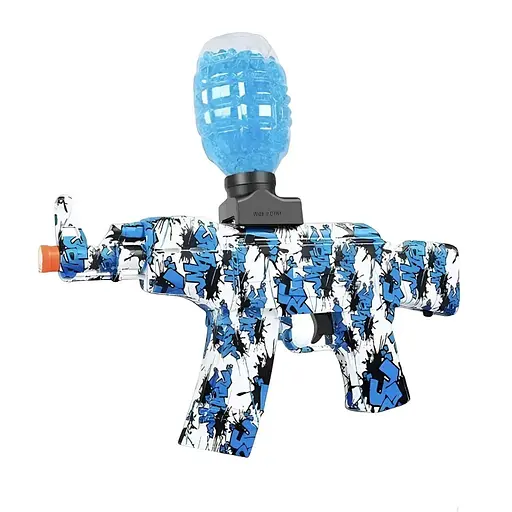 Автомат YF 1718-1-04, стріляє орбізами, акумулятор 7.4V, USB-кабель, захисні окуляри, синій