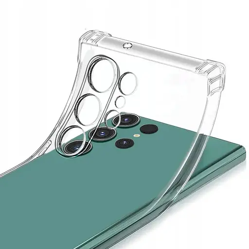 TPU чохол Getman Ease logo посилені кути Full Camera для Samsung Galaxy S24 Ultra Безбарвний (прозорий) - фото 3