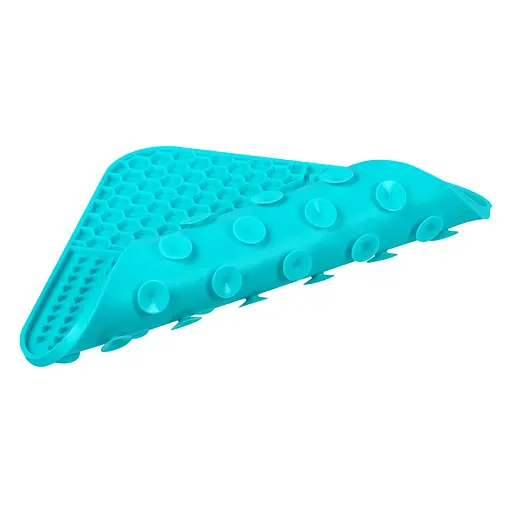Килимок для злизування Waudog Silicone 190х190х10 мм блакитний - фото 4