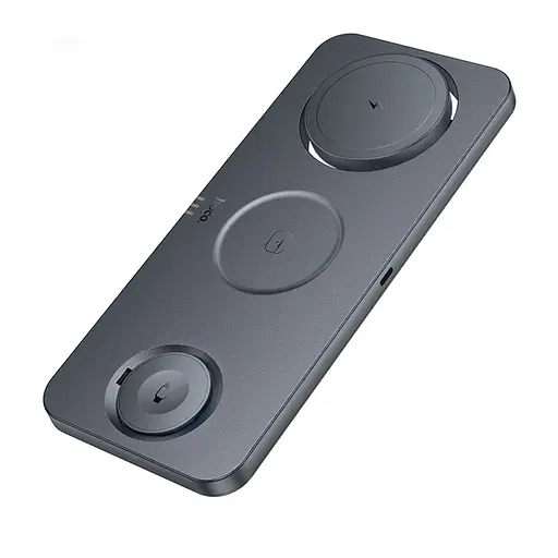 Бездротовий зарядний пристрій Hoco CQ22 3в1 магнітний - фото 5