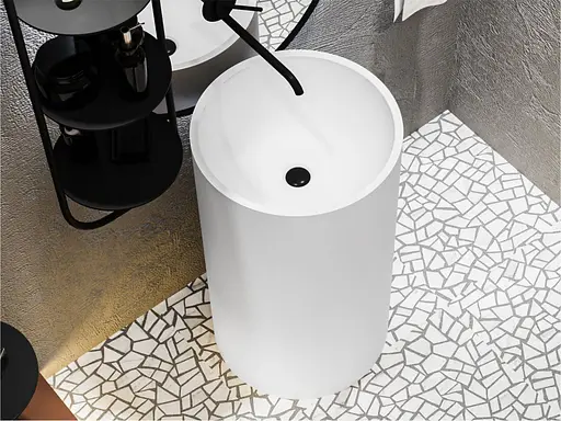 Умивальник Miraggio Cosmos mirasoft 0001635, Білий матовий - фото 2