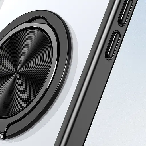 Чохол Epik TPU+PC Metal Ring with MagSafe для Apple iPhone 16 Pro 6.3 Чорний - фото 4