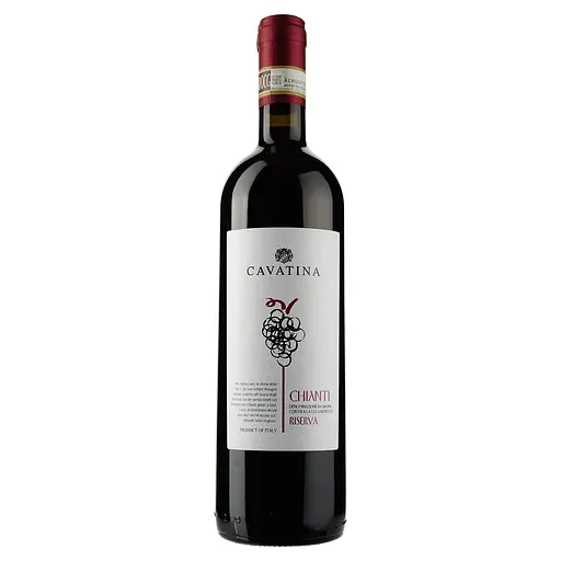 Вино Schenk Cavatina Chianti Riserva DOCG White label, червоне, сухе, 13%, 0,75 л (8000018943576) - фото 1