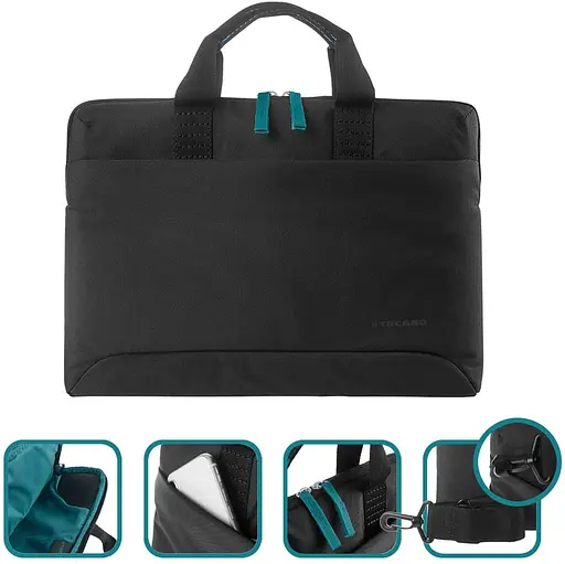 Сумка Smilza 15"/16"", черная Tucano teh0014512 - фото 7