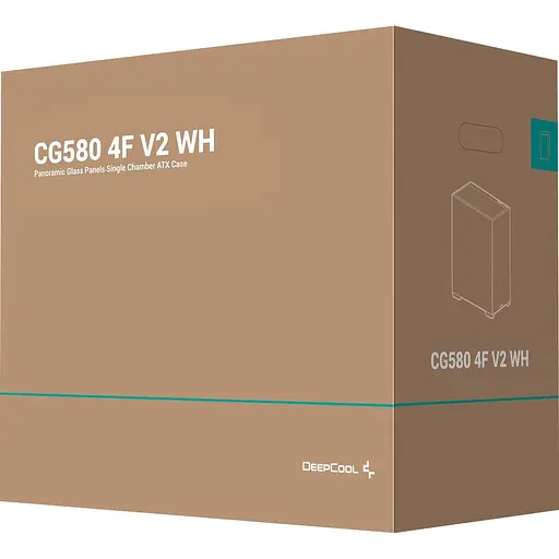 Корпус Deepcool CG580 4F V2, белый (R-CG580-WHADA4-G-2) - фото 13
