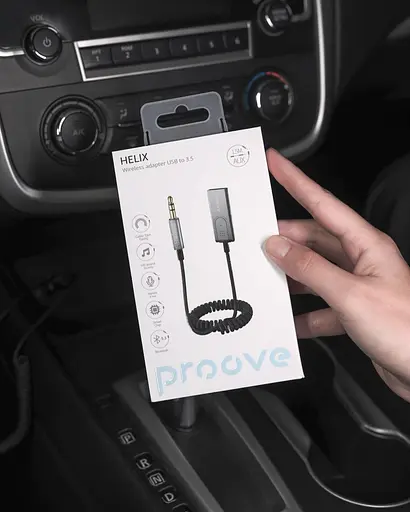 Кабель аудио беспроводной адаптер автомобильный Proove Helix - фото 2
