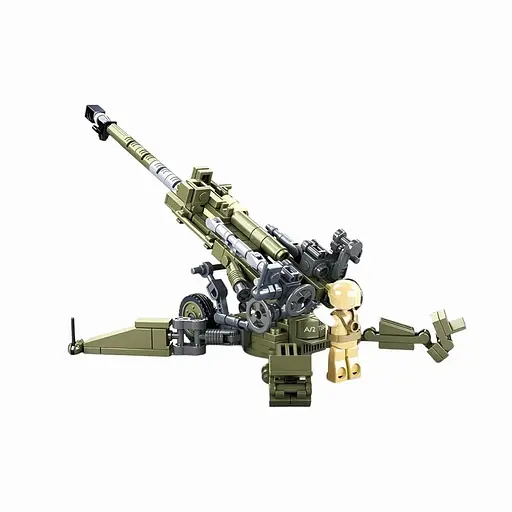 Конструктор Sluban M38-B0890 Зенитная установка, 258 деталей, с фигурками, военная техника