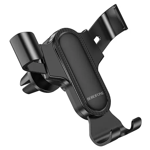 Автотримач для телефона BOROFONE BH74 Rock air outlet gravity car holder Black - фото 3