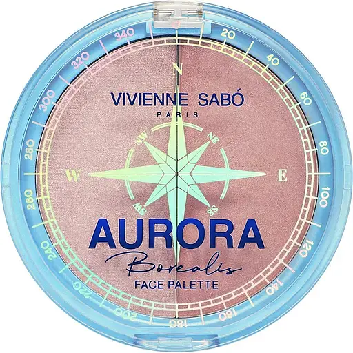 Палетка для скульптурування обличчя Vivienne Sabo Aurora Borealis №01, 8 г (8000019771809) - фото 1