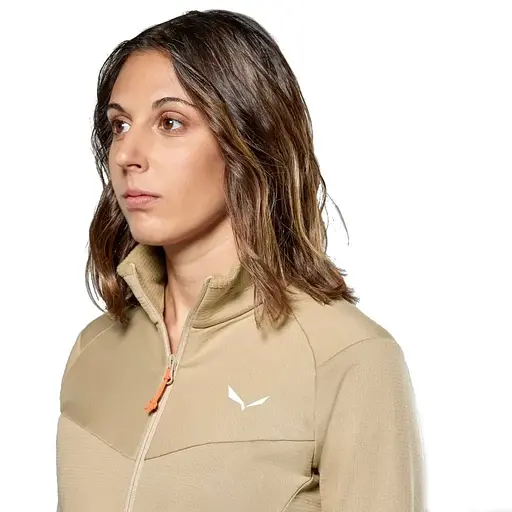 Флисовая кофта Salewa Puez Cammino PL Jacket W L Бежевый (1054-013.012.1367) - фото 6