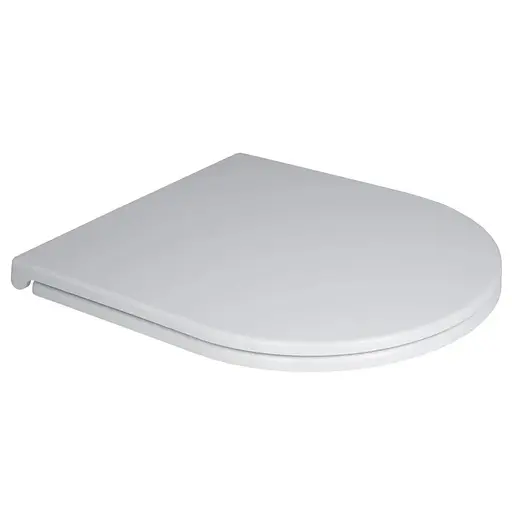 Сиденье для унитаза Mixxus Premium Seat Cover Ellipse-Bevel-Wave-2001 с микролифтом 463х361х MP6609, Белый - фото 1