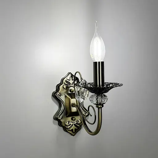 Бра-свеча Line F в бронзовом корпусе 20х11 см Арт. 6349/1  - фото 3