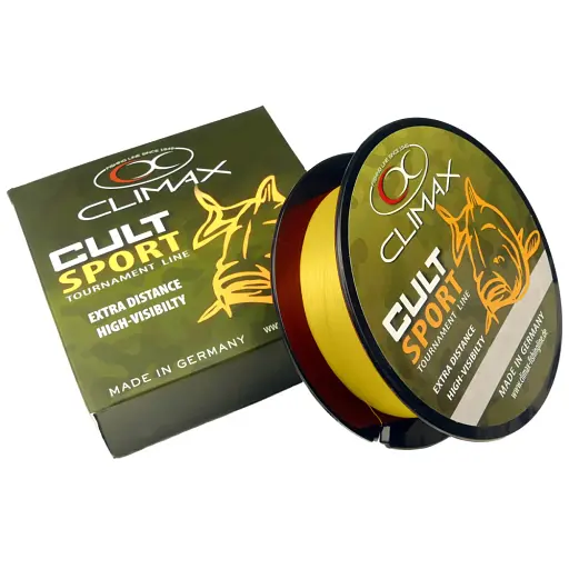 Волосінь Cli мax Cult Carp Sport 1000 м (yellow) 0.28 мм 6.8 кг