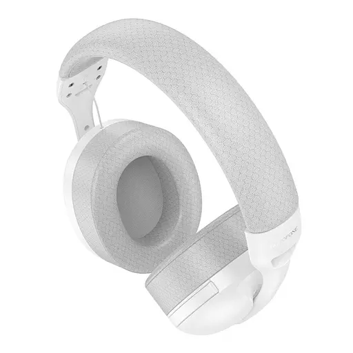 Бездротові ігрові навушники Borofone BO30 Magic light (Bluetooth, Type-C to 3.5 wired) 400mAh, 32h, Білий - фото 2