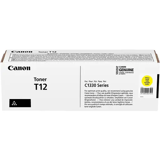 Картридж Canon T12 i-SENSYS XC1333 Series 5400 Стр. Yellow teh0015640 - фото 1