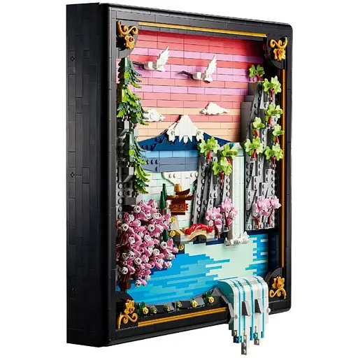 Конструктор LEGO Art Японський пейзаж із цвітом сакури 1892 деталі (31218) - фото 4