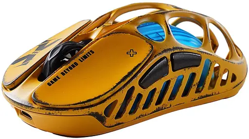 Миша GravaStar Mercury X Pro 8K BT/WL/USB-A RGB Battle-Worn Yellow (GS_X_PRO_YLW) - фото 3