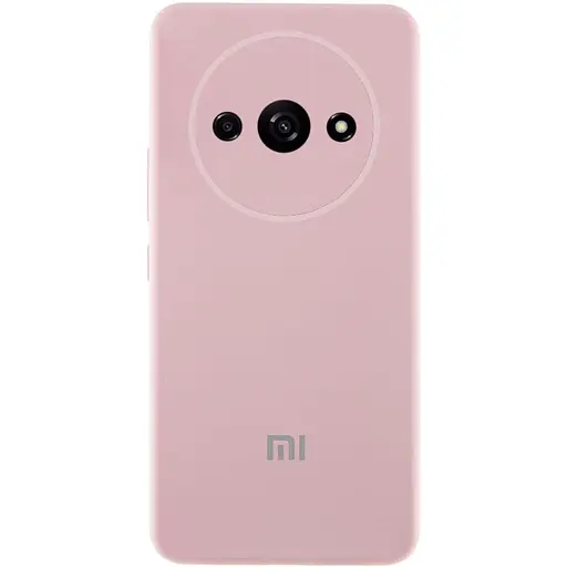 Чехол Lakshmi Silicone Cover Full Camera AA with logo для Xiaomi Redmi A3 Розовый/Pink Sand