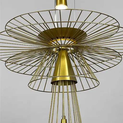 Дизайнерская золотая люстра Gravity Ø 60 см Line F | Ст. D9056-600 GD - фото 3