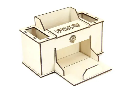 Дерев'яний конструктор "Настільний органайзер" 16 деталей - фото 3