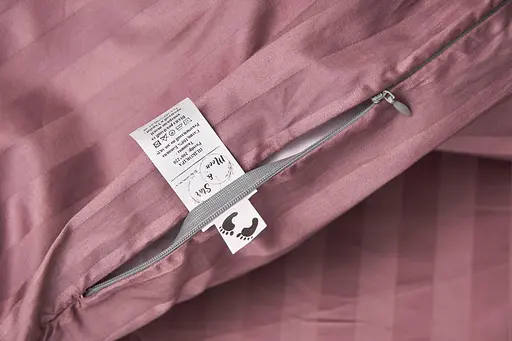 Підковдра Moon&Star Satin Stripe Garnet Полуторна Євро 160x220 см - фото 6