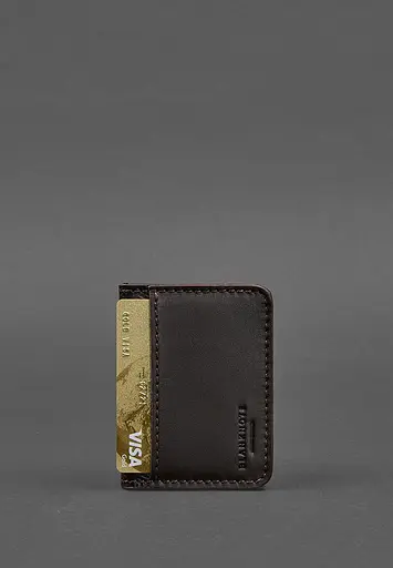 Кожаная обложка для ID-паспорта и водительского заседания 4.0 карбон коричневый - фото 4