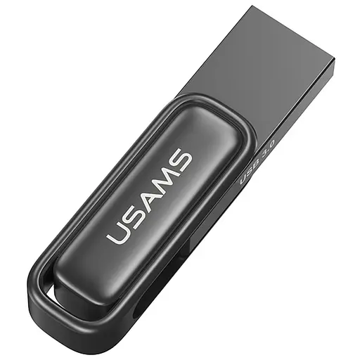 Флеш-накопитель Usams US-ZB332 USB 3.0 Zinc Alloy Rotating 64GB Tarnish - фото 2