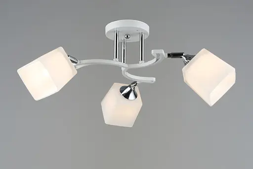 Люстра стельова Sirius B N6107/3 WT+CR з поворотнім механізмом