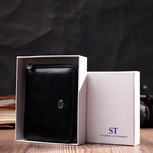 Кожаный женский кошелек ST Leather 11.8х9.5х2 см acs0028392 - фото 8