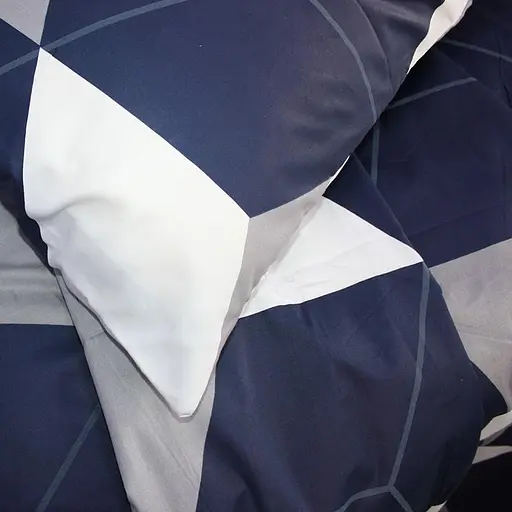 Наволочка 70х70 см бязь синего цвета 326803 - фото 4