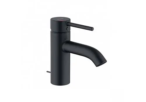Смеситель для умывальника однорычажный 75 Kludi Bozz черный мат 382633976 - фото 1